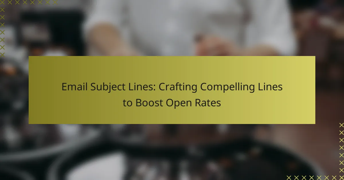 Oggetti Email: Creare Linee Coinvolgenti per Aumentare i Tassi di Apertura